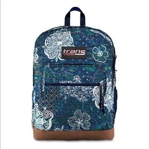 NWT! Trans Jansport 17” Backpack Mosaic Garden